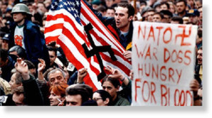 1999 Anti-NATO protest in Yugoslavia