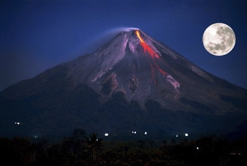 Volcanic eruption
