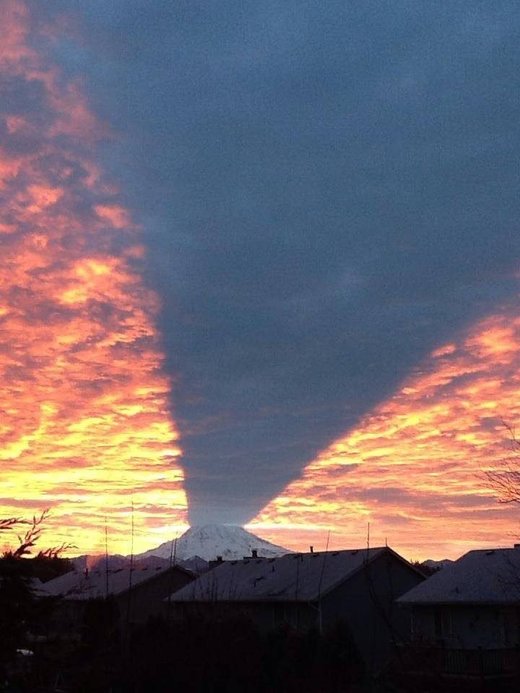 Click to enlarge Shadow mountain