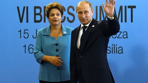 Putin  Rousseff Brazil