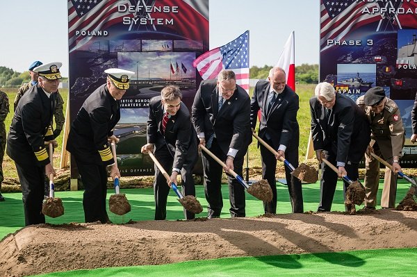 Click to enlarge Breaking ground at Redzikowo military base