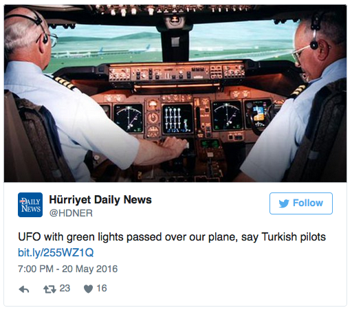 Istanbul ufo sighting
