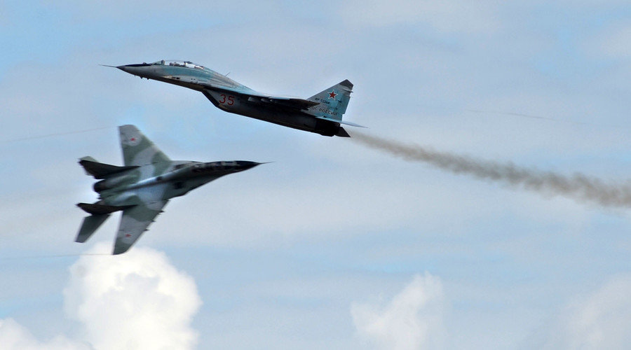 Russian MiG 29 fighter jets
