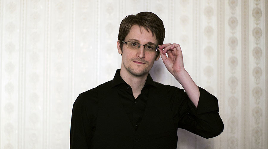 Former US intelligence contractor and whistle blower Edward Snowden