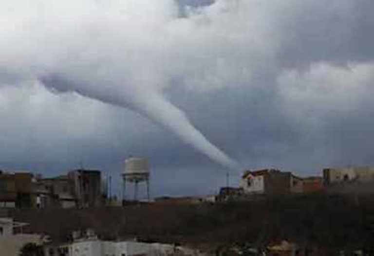 Tornado in Chihuahua, Mexico