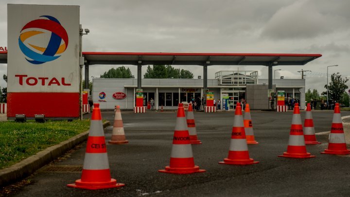 France gas blockade