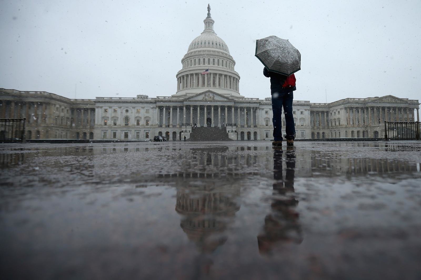 Rain in Washington DC