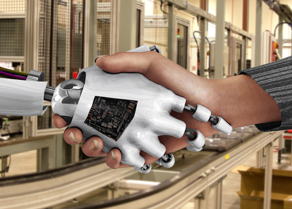 human robot handshake