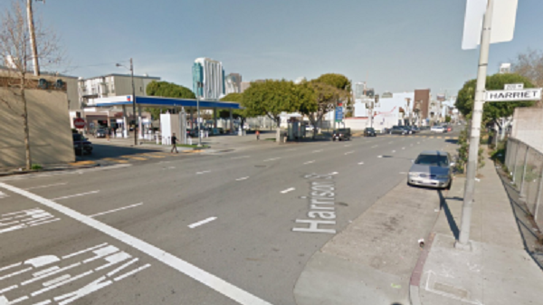 Harrison Street at Harriet Street in San Francisco