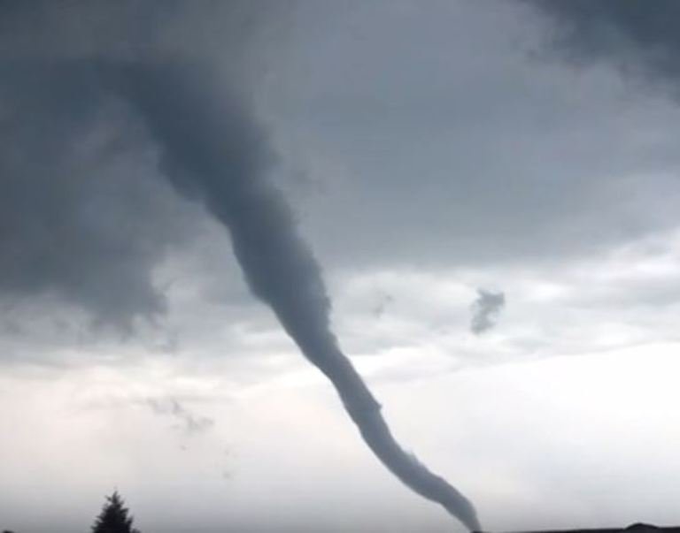 tornado over Jagodina, Serbia