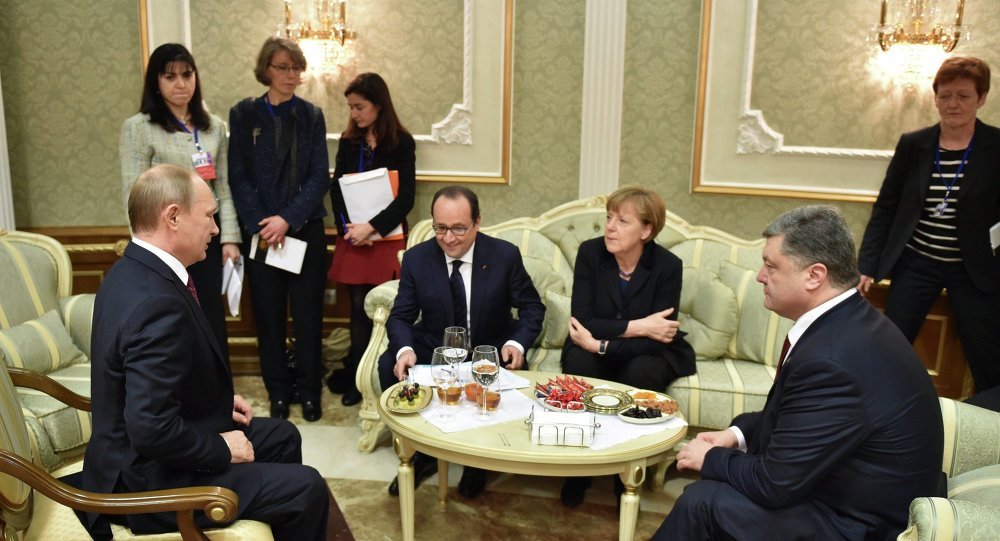 Click to enlarge Normandy Four meeting