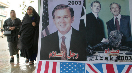 War criminals Bush and Blair