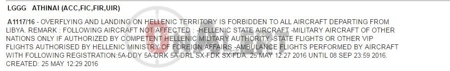 Click to enlarge close airspace libya