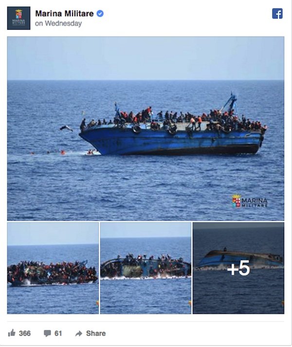Click to enlarge boat capsized Libya