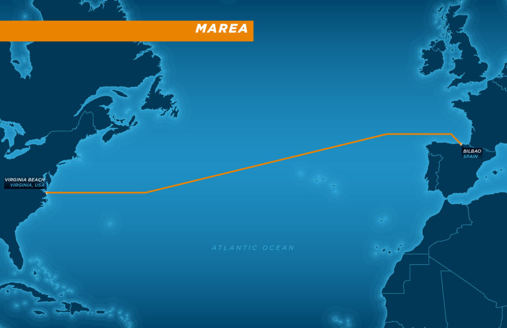 Click to enlarge Transatlantic cable