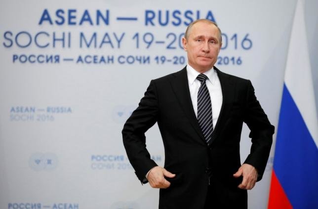 Russian President Vladimir Putin attends the Russia-ASEAN summit