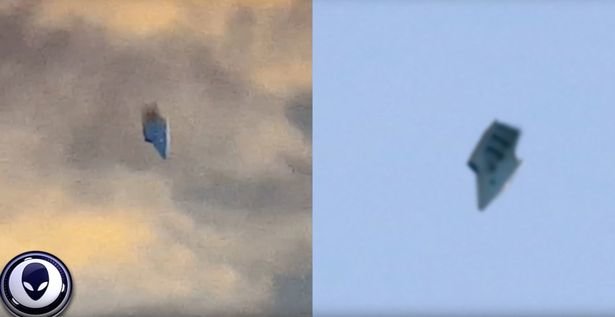 The mystery craft was seen by a 'separate source' before this latest sighting 
