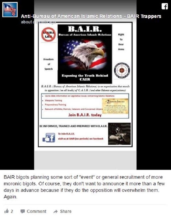 BAIR facebook page