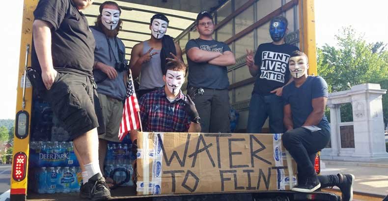 water for flint