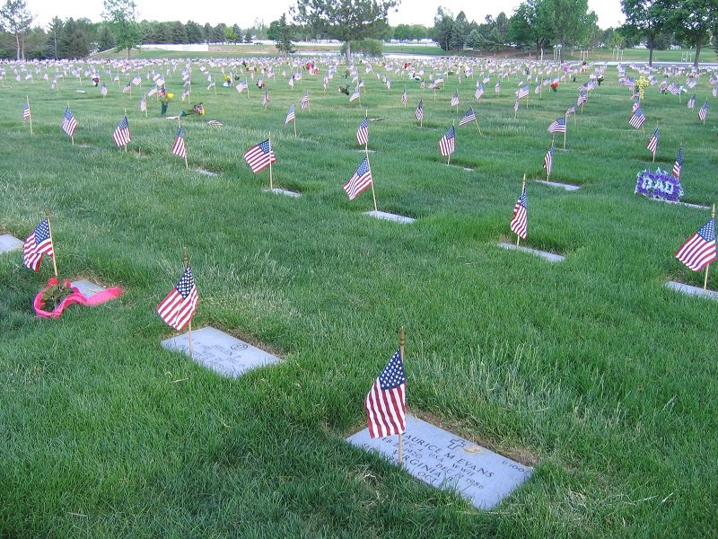 Click to enlarge Fort Logan National Cemetery