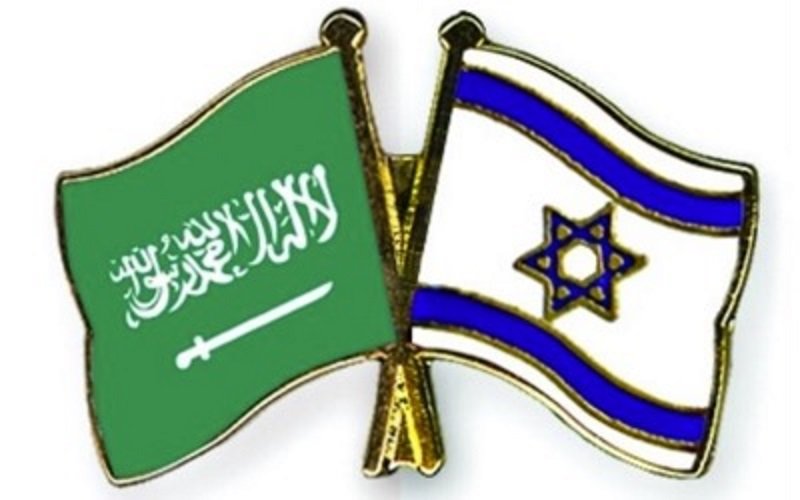 Israel saudi arabia flags