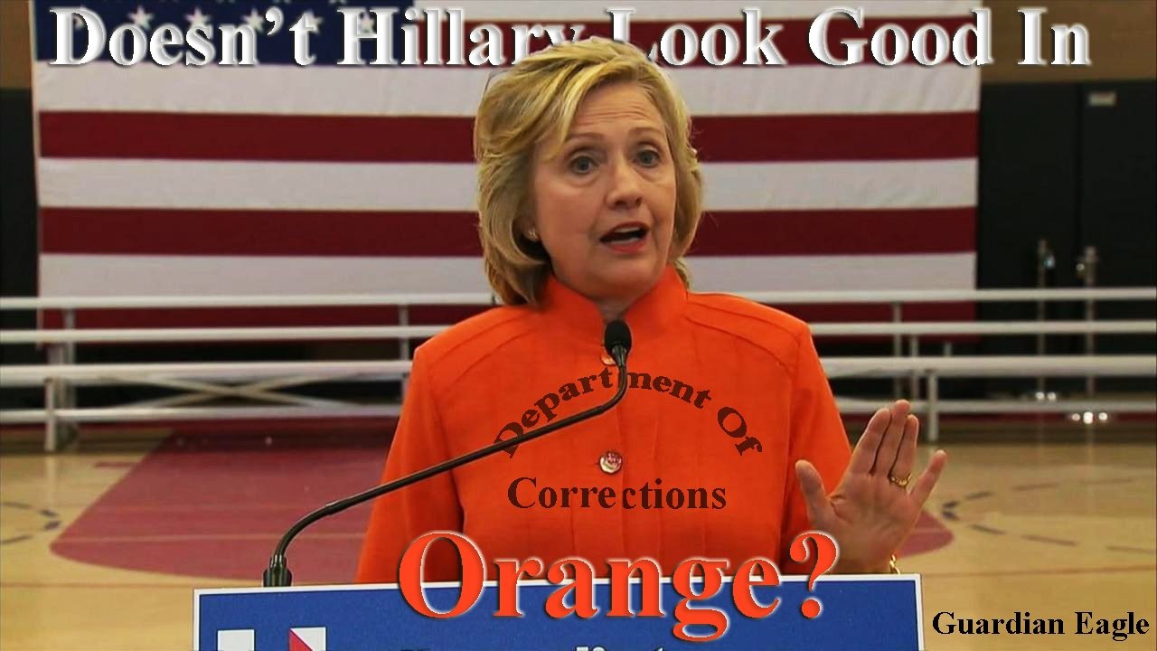 hillary in orange