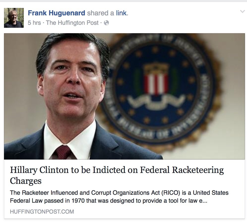 Click to enlarge hillary racketeering article