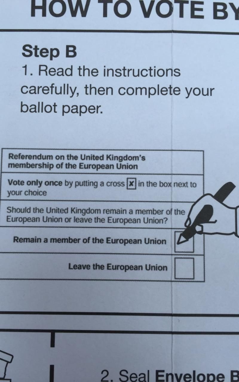 Zoom of How to Vote By Post guide