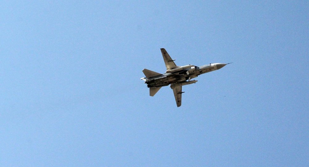 Click to enlarge Russian SU-24 fighter jet