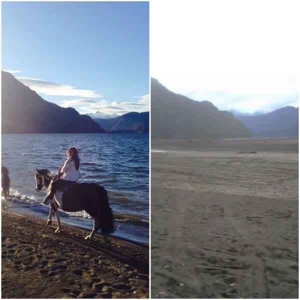 Lake Riesco disappears