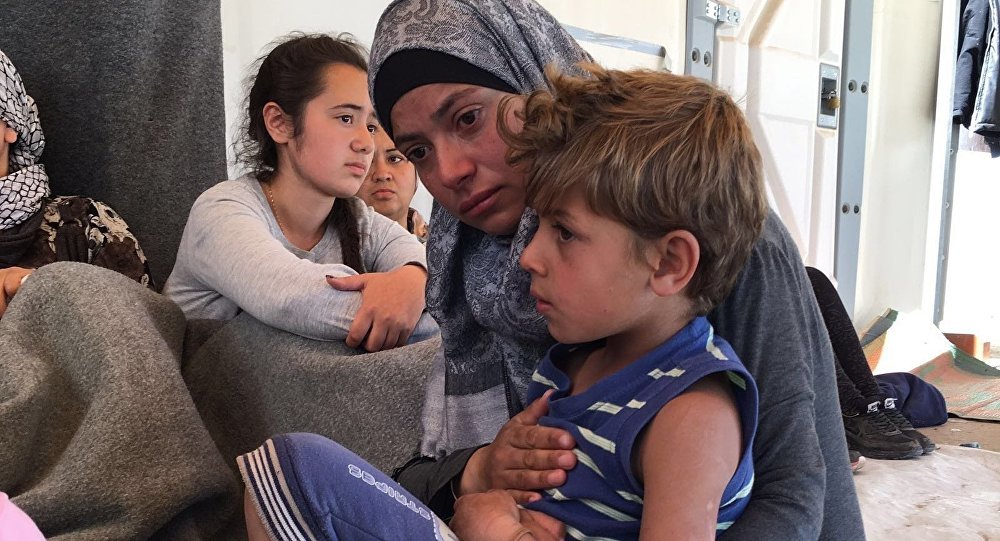 refugee family hunger strike