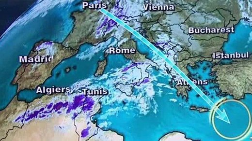 Click to enlarge EgyptAir Flight 804