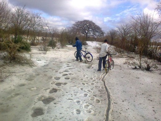 Snow in Zimbabwe