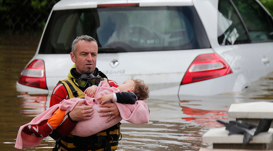looded area in Chalette-sur-Loing