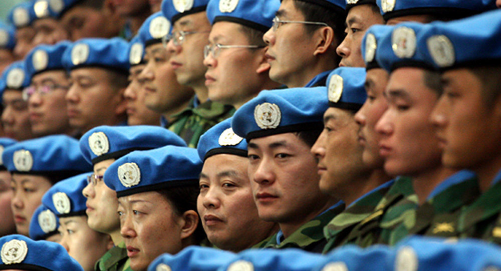 Chinese peacekeepers