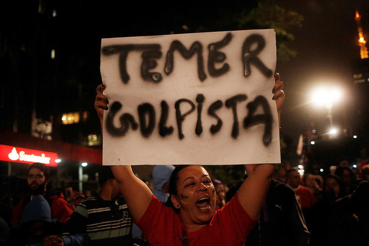 Click to enlarge Brazilian protester