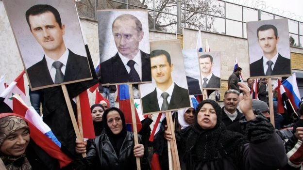 pro assad putin syria