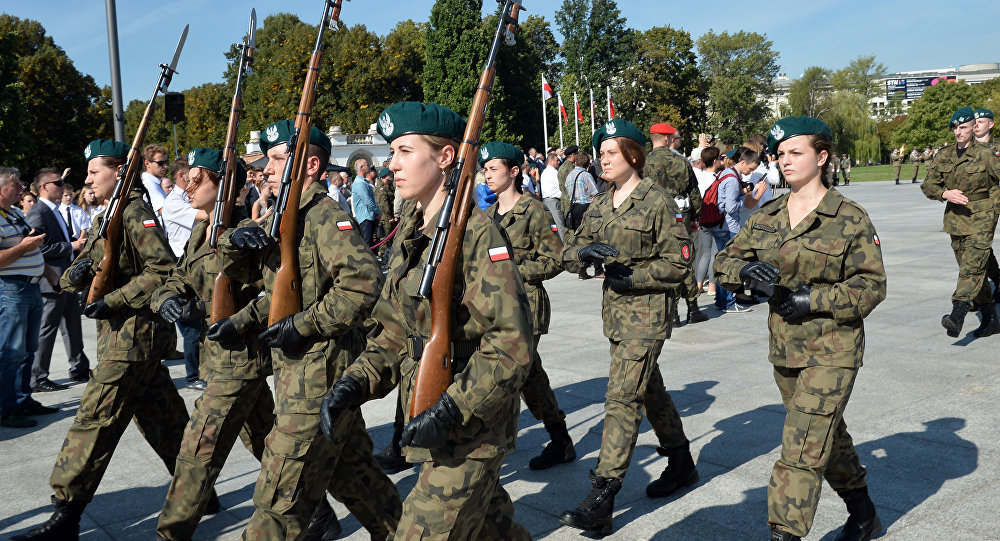 Polish army cadets