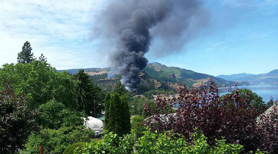 Train derailment in Mosier, OR