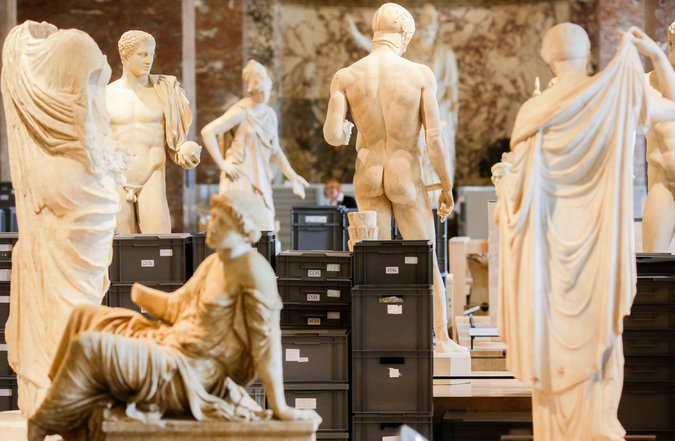 Click to enlarge Louvre art work