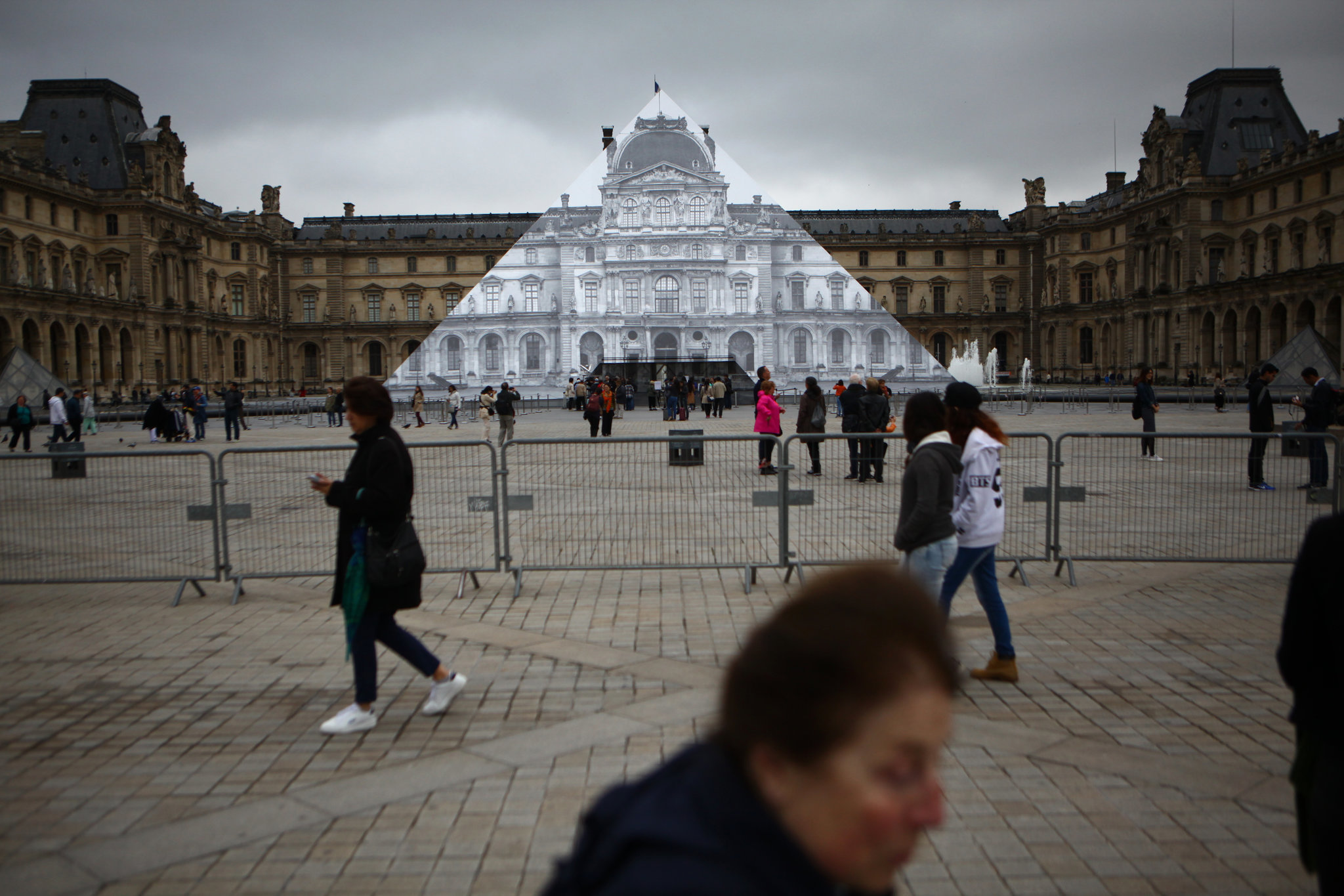 Click to enlarge The Louvre glass pyramid