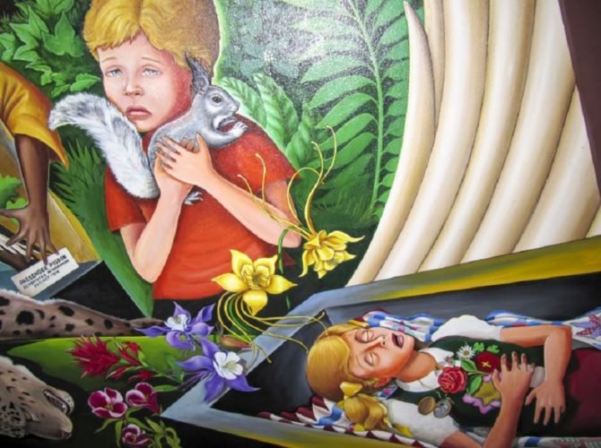 denver airport mural