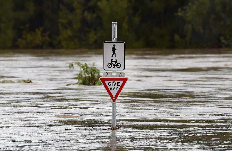 Click to enlarge Heavy rains and other issues are creating a dam-like effect in Fingal Head (not pictured) on the north coast of NSW. Residents are being warned they could be evacuated