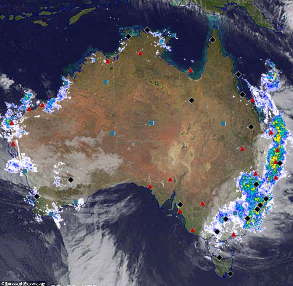 Click to enlarge The entire NSW coast is put on flood watch for what meteorologists believe is the first time in 30 years