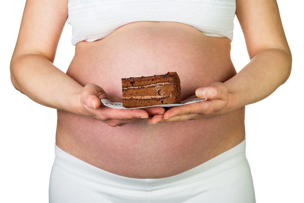 pregnant woman cake