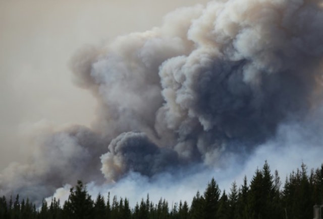 canada wildfire dust switzerland