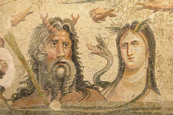 Click to enlarge Greek mosaic
