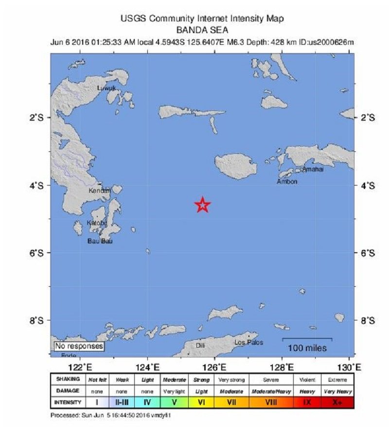 Leksula Earthquake