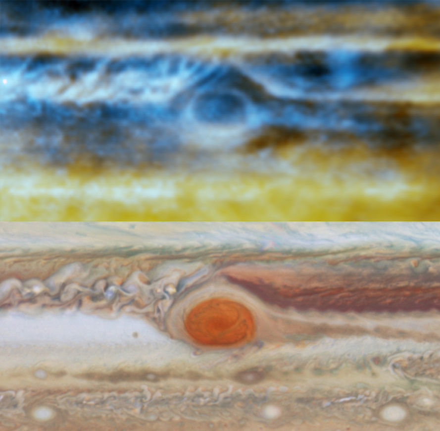 Click to enlarge Jupiter clouds
