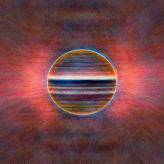 Click to enlarge Jupiter radio image